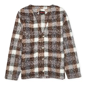 Pleasures Graham Cardigan gris
