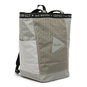 Gramicci x And Wander Multi Patchwork 2Way Pack beige
