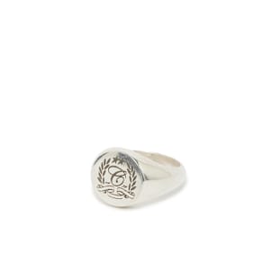 TwoJeys&nbsp; Stamp Signet Silver argent