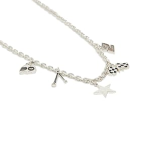 TwoJeys&nbsp; Fast Lap Necklace Silver argent