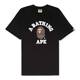 A Bathing Ape College Tee M zwart