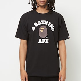 A Bathing Ape College Tee M zwart