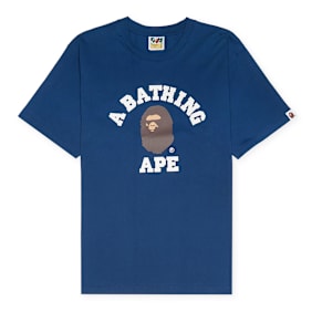 A Bathing Ape College Tee M blau