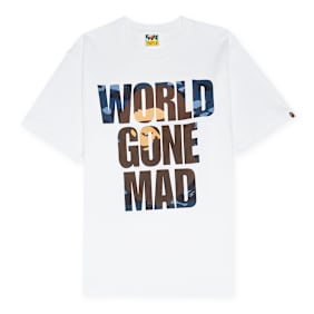 A Bathing Ape Color Camo Wgm Ape Head Overlap Tee M white