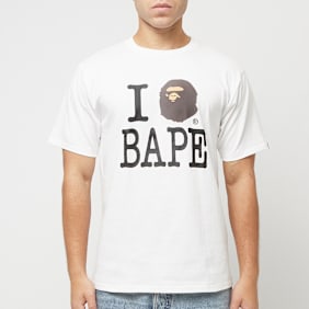 A Bathing Ape I Love Bape Tee M weiß