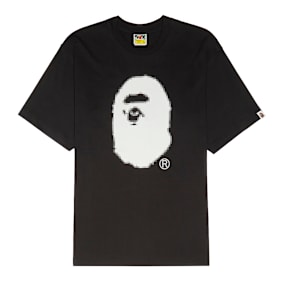 A Bathing Ape Pixel Ape Head Relaxed Fit Tee M black