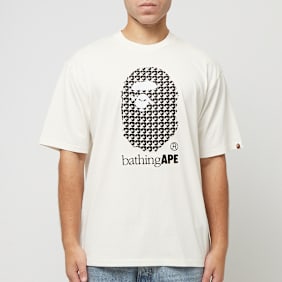 A Bathing Ape Sta Houndstooth By Bathing Ape Relaxed Fit Tee M gelb