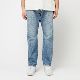 A Bathing Ape Twin Sta Relaxed Fit 13 Oz Denim Pants blue