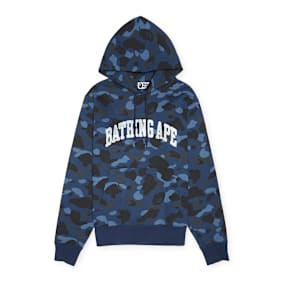 A Bathing Ape Color Camo Pullover Hoodie M bleu