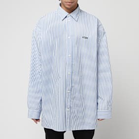 032c Oversized Shirt ''Office'' blau