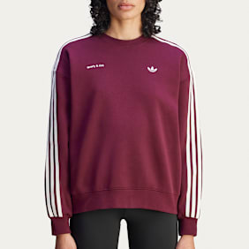 adidas Originals x Sporty & Rich Wmns Collegiate Pack Sweatshirt rot