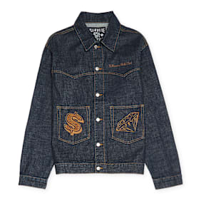 Billionaire Boys Club Diamonds & Dollars Selvedge Denim Jacket blauw