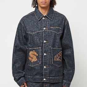 Billionaire Boys Club Diamonds & Dollars Selvedge Denim Jacket blauw