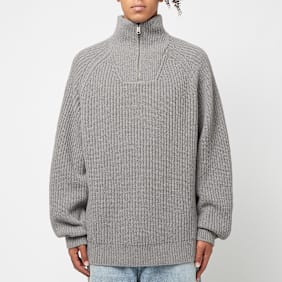 Carhartt WIP Marlon Half Zip Sweater grau