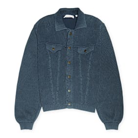 Daily Paper Tano Knit Cardigan blauw