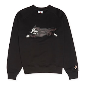 ICECREAM Woodgrain Running Dog Crewneck schwarz