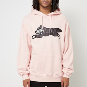 ICECREAM Woodgrain Running Dog Popover Hoodie lichtroze