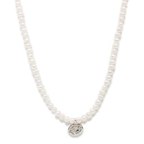 TwoJeys&nbsp; Icon Pearl Necklace blanc