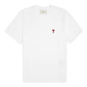 AMI PARIS T-Shirt Classic Red weiß