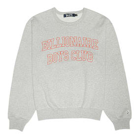 Billionaire Boys Club College Logo Crewneck grey