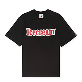 ICECREAM Puff Print Icecream T-Shirt noir