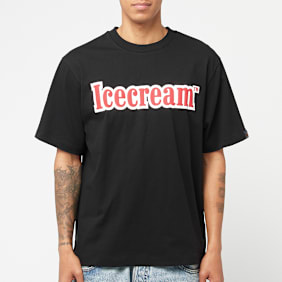 ICECREAM Puff Print Icecream T-Shirt noir