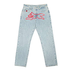 ICECREAM Running Dog Denim Pant blau