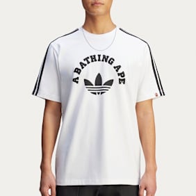 adidas Originals x A Bathing Ape Tee white