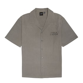 Daily Paper Chain Stitch Shortsleeve Shirt gris