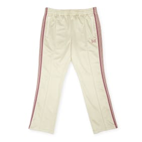 Needles Narrow Track Pant Poly Smooth beige