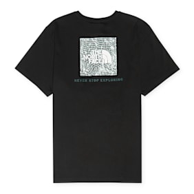 The North Face Box Nse Tailgrid Infill Tee zwart