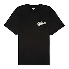 Carhartt WIP Logo T-Shirt schwarz