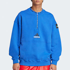 adidas Originals EQT Fleece Halfzip Sweatshirt blau