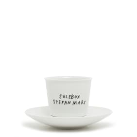 solebox x Lufthansa x Stefan Marx x KPM Flugzeugtasse wit