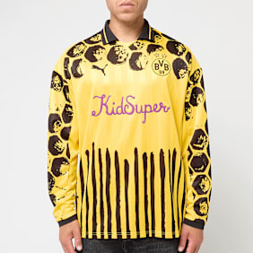 PUMA x KidSuper Borussia Dortmund (BVB) Longsleeve Retro Shirt jaune