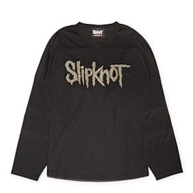 Pleasures x Slipknot X-Ray Hockey Jersey noir