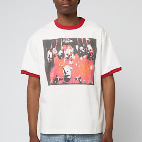 Pleasures x Slipknot Self Titled Ringer Shirt wit