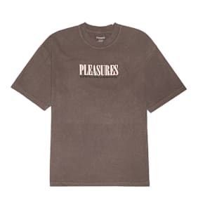 Pleasures&nbsp; Satisfaction T-Shirt brun