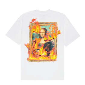Pleasures&nbsp; Burn Again T-Shirt blanc