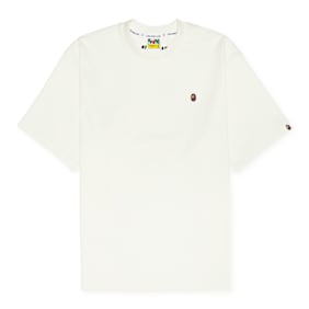 A Bathing Ape One Point Relaxed Fit Tee M beige beige