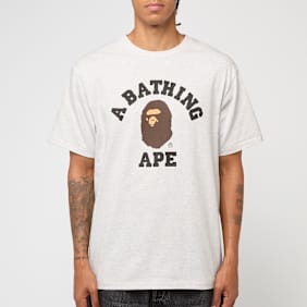 A Bathing Ape College Tee gray grau