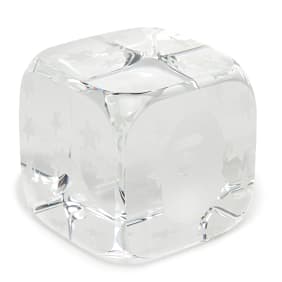 A Bathing Ape Ape Head Crystal Dice Weight clear Undefined Color