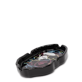 A Bathing Ape Neon Camo Ape Head Ashtray black black