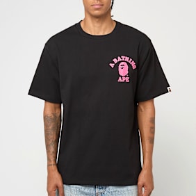 A Bathing Ape ABC Camo College ATS Tee zwart