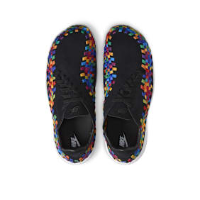 Nike Wmns Air Footscape Woven "Black Rainbow" zwart