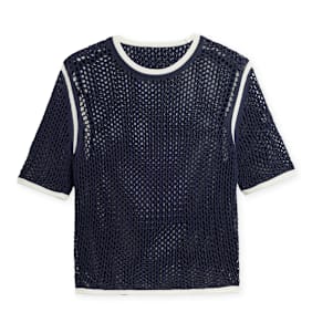 adidas Originals x Wales Bonner Wmns Knit Tee bleu
