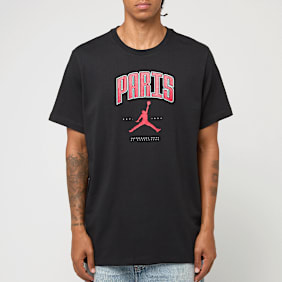 Jordan Paris City Short Sleeve Crew zwart