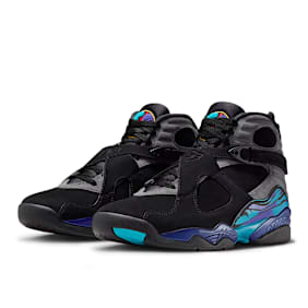Jordan Air Jordan 8 Retro black/true red-iron grey-bright concord zwart