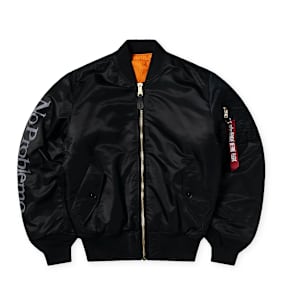 No Problemo&nbsp; x Alpha Industries No War MA-1 Jacket noir