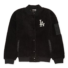 New Era MLB Los Angeles Dodgers OS Sherpa Bomber Jacket zwart